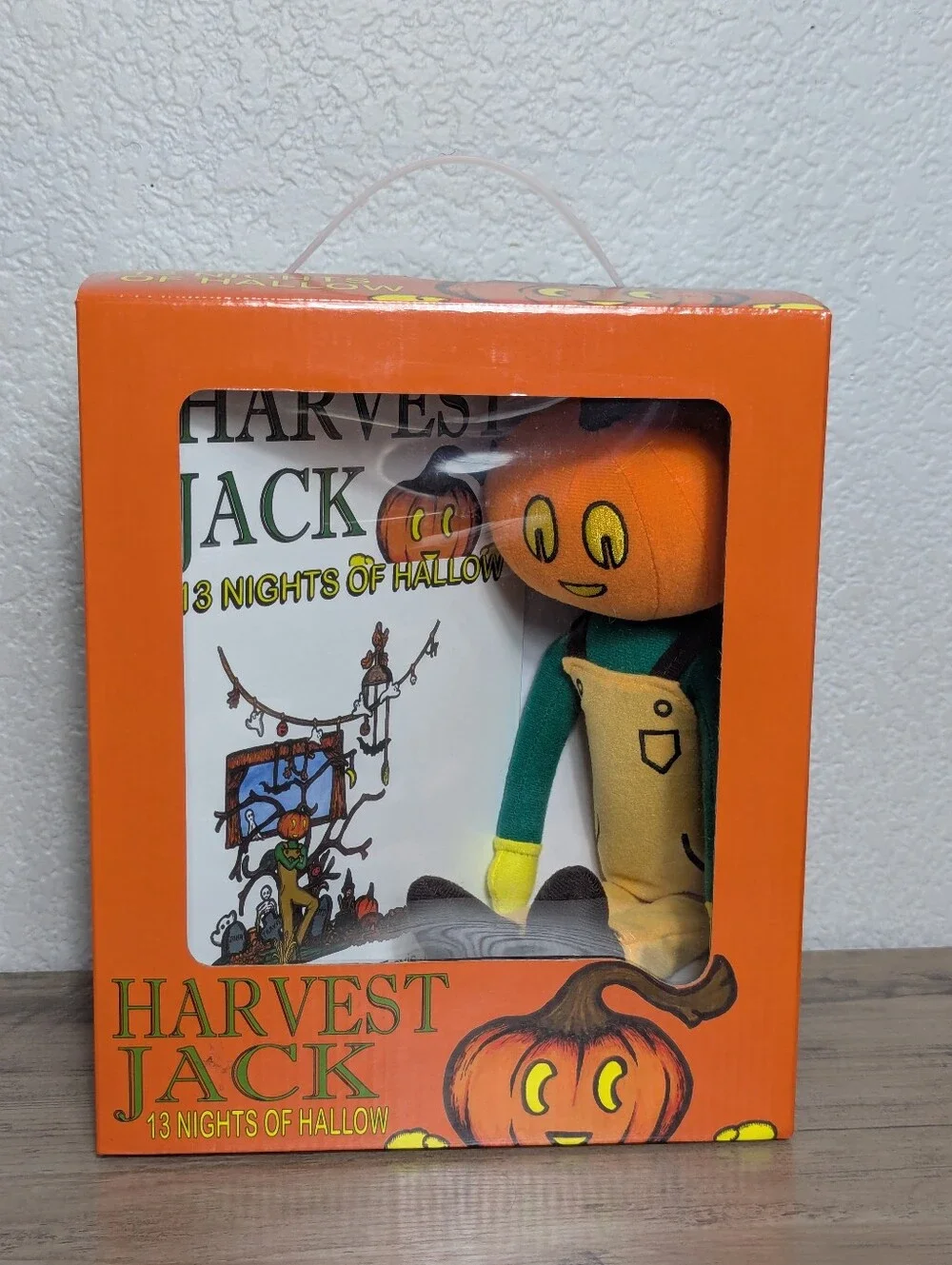 RARE New In Box Harvest Jack 13 Nights of Hallow Book & Plush Set